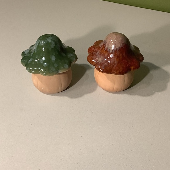 Other - Pair of cute ceramic mushrooms